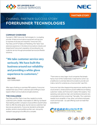 UNIVERGE BLUE Channel Partner Success Story: Forerunner Technologies