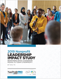 2019 Nonprofit Leadership Impact Study