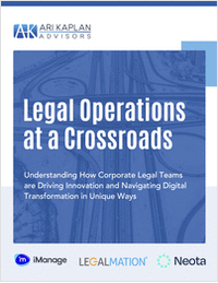 Legal Operations at a Crossroads