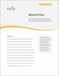 Beyond Chat: How To Boost Online Sales with Rich Media Customer Engagement