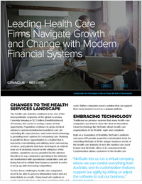 Leading Health Care Firms Navigate Growth and Change with Modern Financial Systems