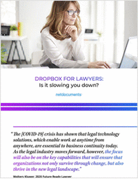 Dropbox for Lawyers: Is It Slowing You Down?