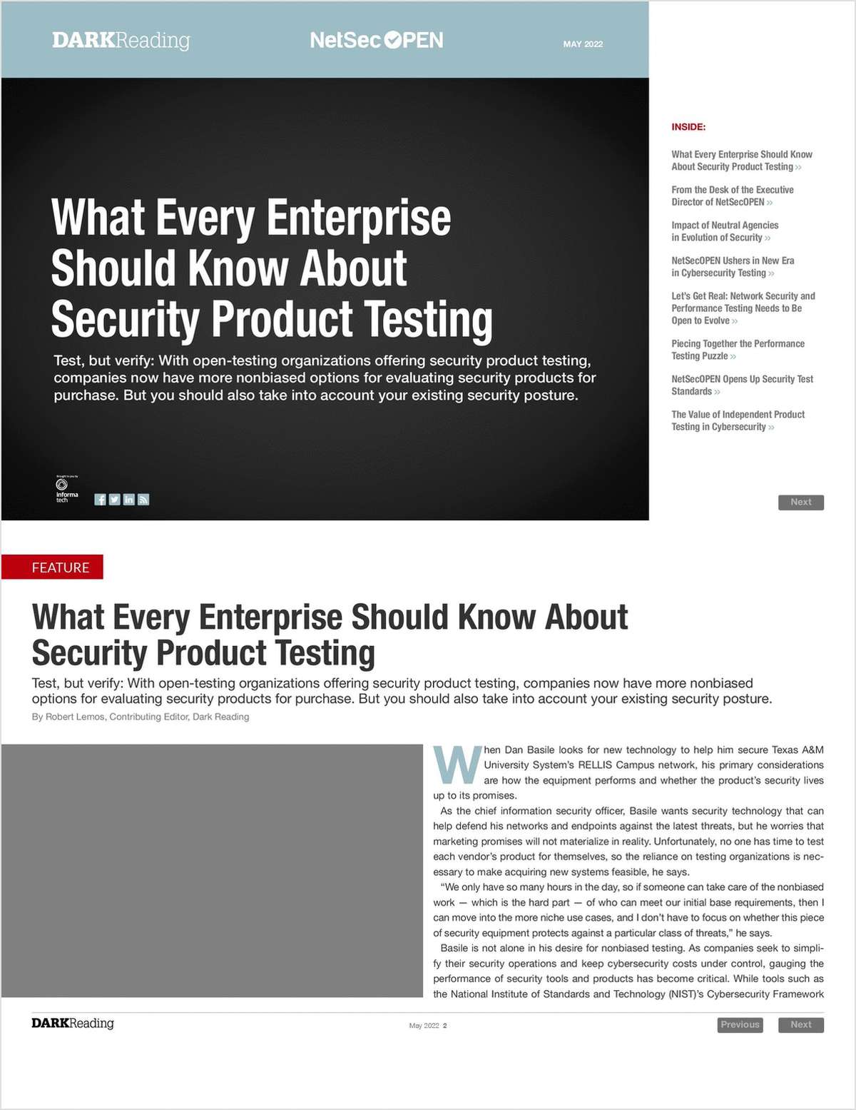 What Every Enterprise Should Know About Security Product Testing