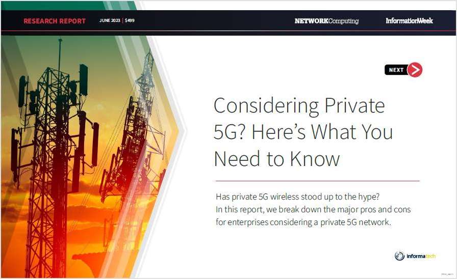 Considering Private 5G? Here's What You Need to Know