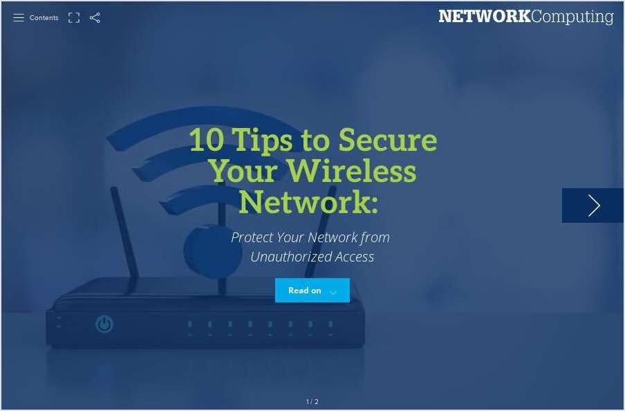 10 Tips to Secure Your Wireless Network
