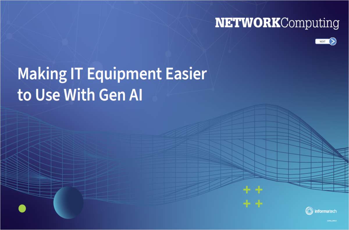 Making IT Equipment Easier to Use With Gen AI
