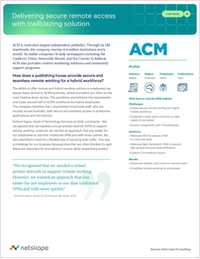 Delivering secure remote access with trailblazing solution Delivering secure remote access with trailblazing solution