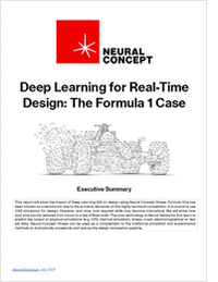 Deep Learning for Real-Time Design: The Formula 1 Case