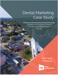 Growth of a Fee For Service Dental Practice in a Competitive Market