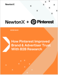 Webinar: How Pinterest Improved Brand & Advertiser Trust With B2B Research