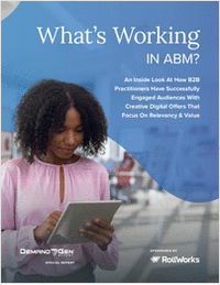 The 2020 What's Working in ABM Report