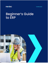Beginner's Guide to Construction ERP