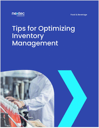 Tips for Optimizing Inventory Management in Food and Beverage Manufacturing