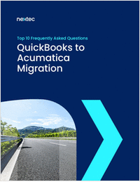 Top 10 Frequently Asked Questions: QuickBooks to Acumatica Migration