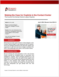 [Aragon] Making the Case for Copilots in the Contact Center