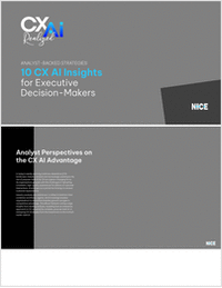 Analyst-Backed Strategies: 10 CX AI Insights for Executive Decision-Makers