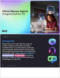 CXone Mpower Agents: AI agents built for CX