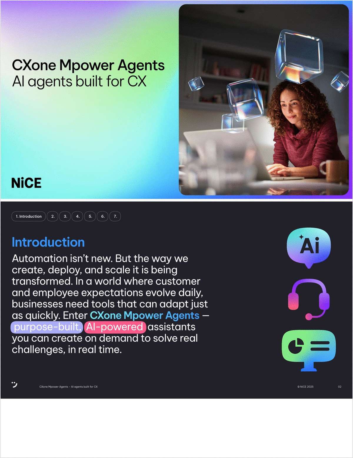 CXone Mpower Agents: AI agents built for CX