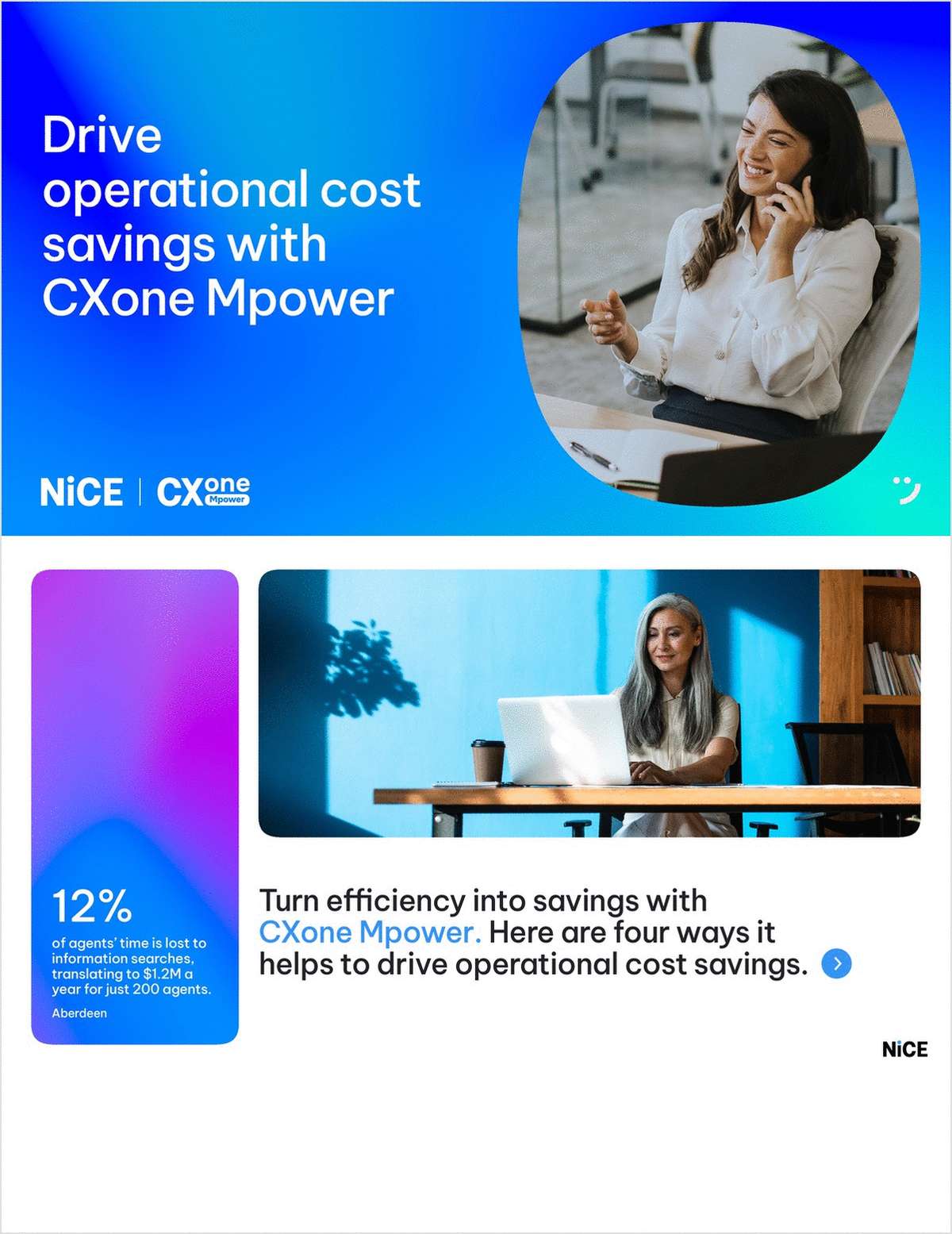 Drive Operational Cost Savings with CXone Mpower