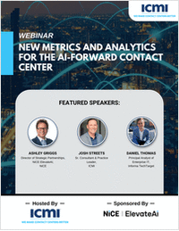 New Metrics and Analytics for the AI-Forward Contact Center