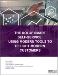 The ROI of Smart Self-Service: Using Modern Tools to Delight Modern Customers 