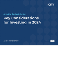AI in the Contact Center: Key Considerations for Investing in 2024