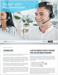 ICMI Executive Report: The State of AI in the Contact Center