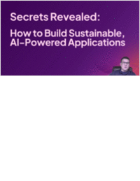 How to Build Sustainable, AI-Powered Applications