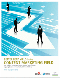 Better Lead Yield in the Content Marketing Field - Industry Report from CMO Council