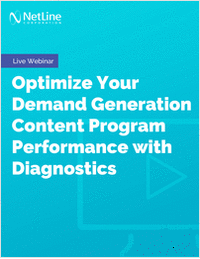 Webinar: How to Optimize Your Demand Generation Content Program Performance with Diagnostics