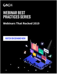 Webinar Best Practices Series: Webinars That Rocked 2019