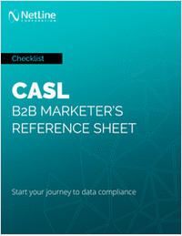 CASL: B2B Marketer's Reference Sheet