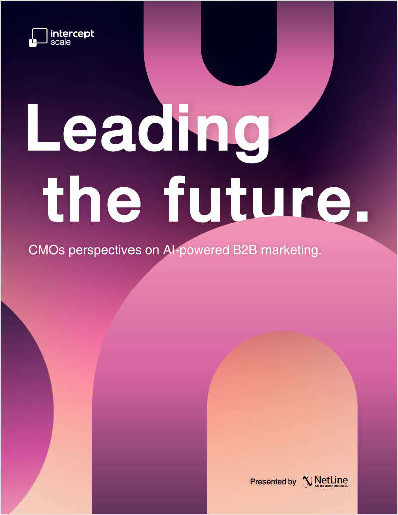 Leading the Future - CMOs Perspectives on AI-Powered B2B Marketing