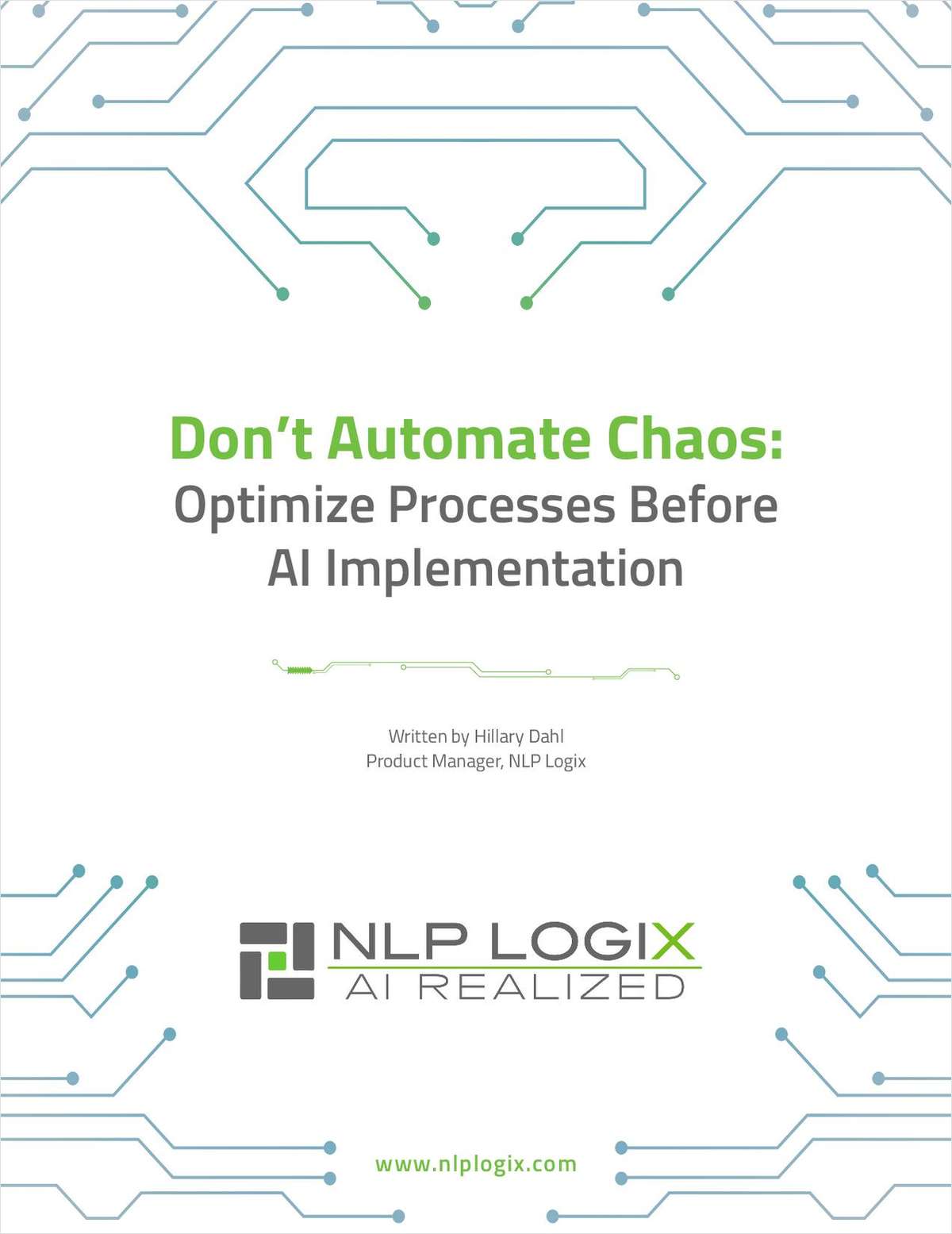 Don't Automate Chaos