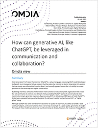 How can generative AI, like ChatGPT, be leveraged in communication and collaboration?