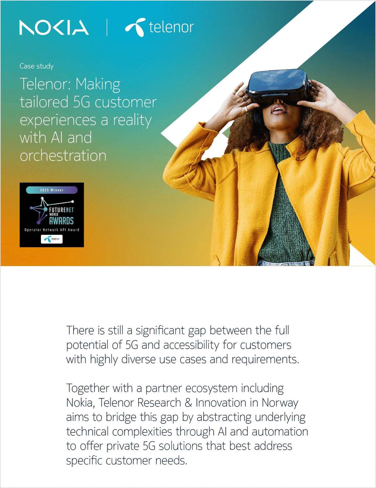 Telenor: Making Tailored 5G Customer Experiences a Reality with AI and Orchestration