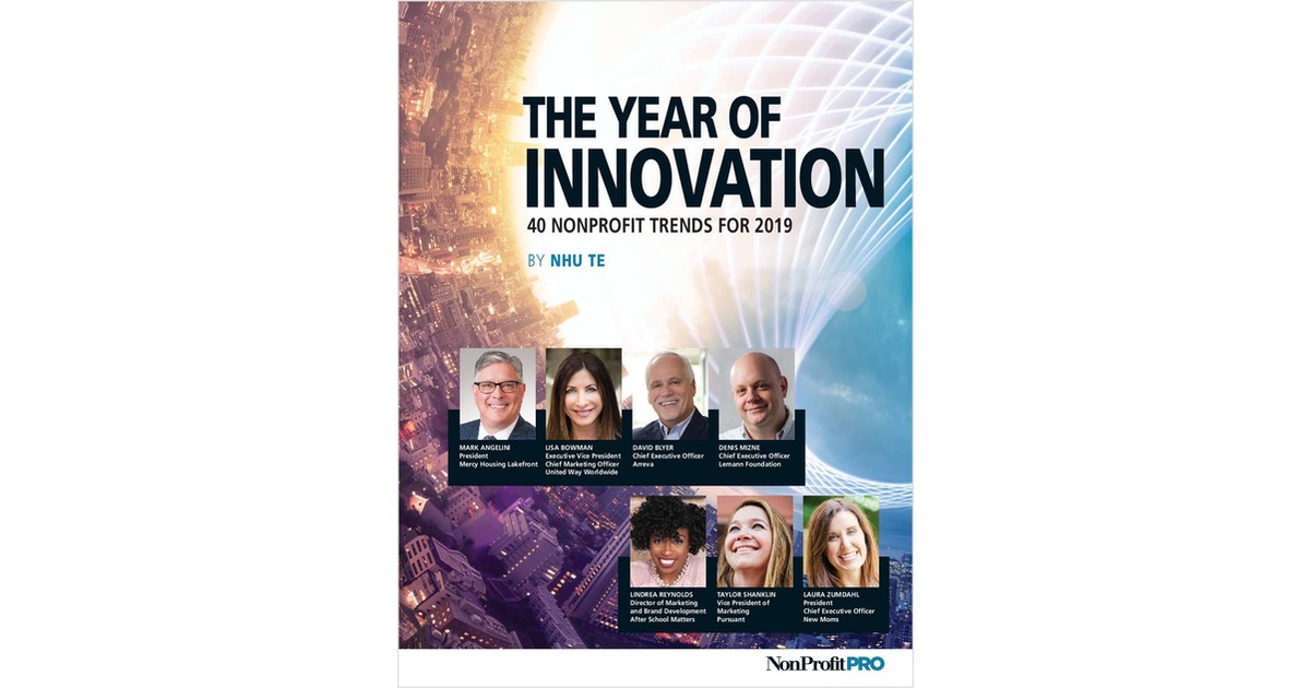 40 Nonprofit Trends for 2019