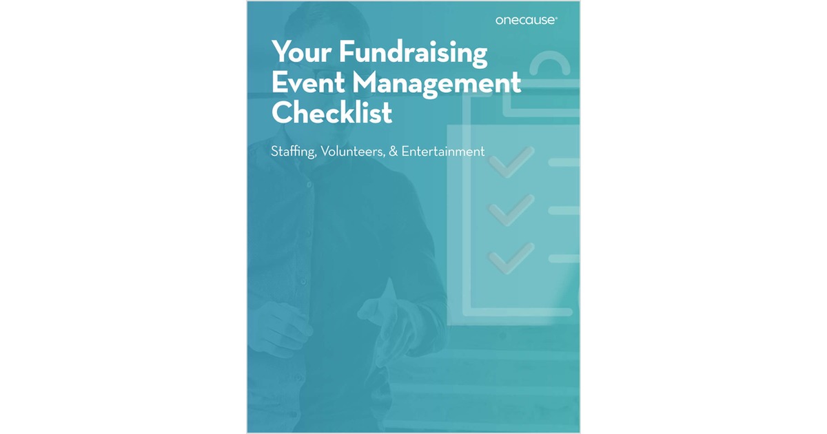 Your Fundraising Event Management Checklist