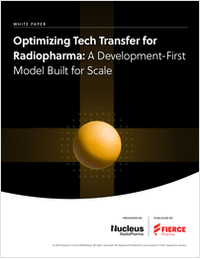 Optimizing Tech Transfer for Radiopharma: A Development-First Model Built for Scale