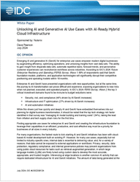 Unlocking AI and Generative AI Use Cases with AI-Ready Hybrid Cloud Infrastructure