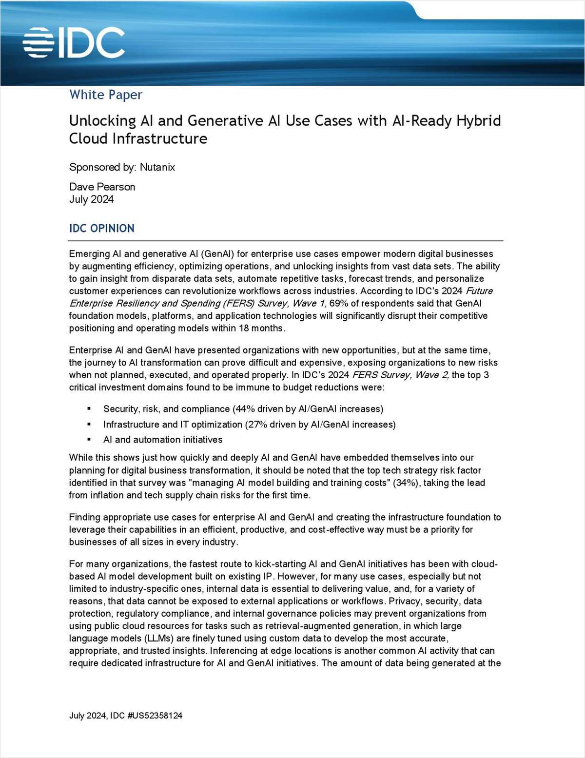 Unlocking AI and Generative AI Use Cases with AI-Ready Hybrid Cloud Infrastructure