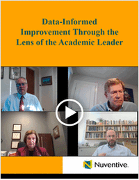 Data-Informed Improvement Through the Lens of the Academic Leader