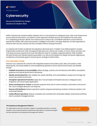 Cybersecurity Secure and Resilient by Design Solutions for Modern Work