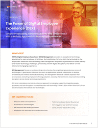 The Power of Digital Employee Experience (DEX)