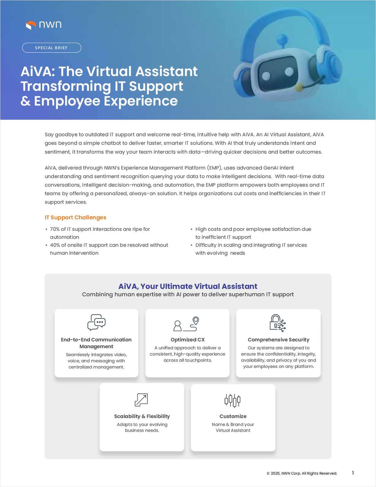 AiVA: The Virtual Assistant Transforming IT Support & Employee Experience