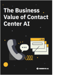 eBook: The Business Value of Contact Center AI