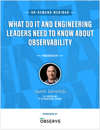 What Do IT and Engineering Leaders Need to Know About Observability