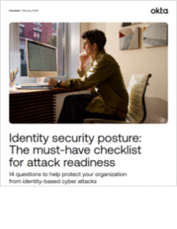 Identity security posture: The must-have checklist for attack readiness