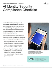 AI Identity Security Compliance Checklist