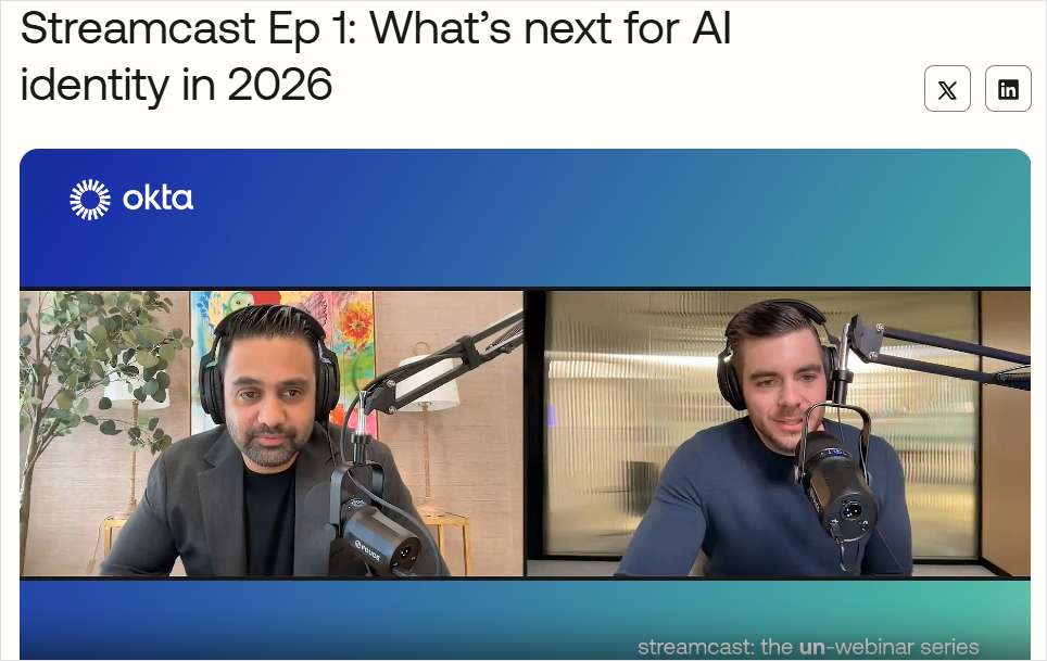 Streamcast Ep 1: What's next for AI identity in 2026
